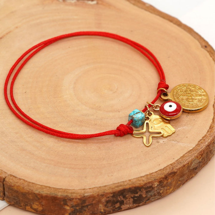 Christ Multi-Element Handmade Hand Rope Bracelet