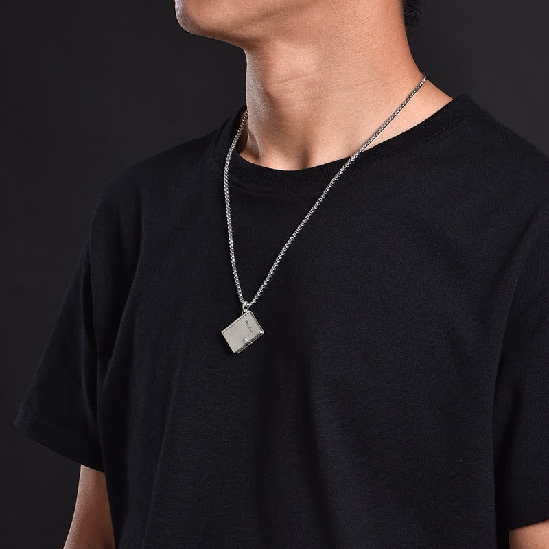 Bible with the Removable Rock Hammer Necklace - image 3
