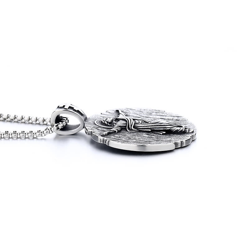 Holy Jesus Quality Titanium Necklace - image 4