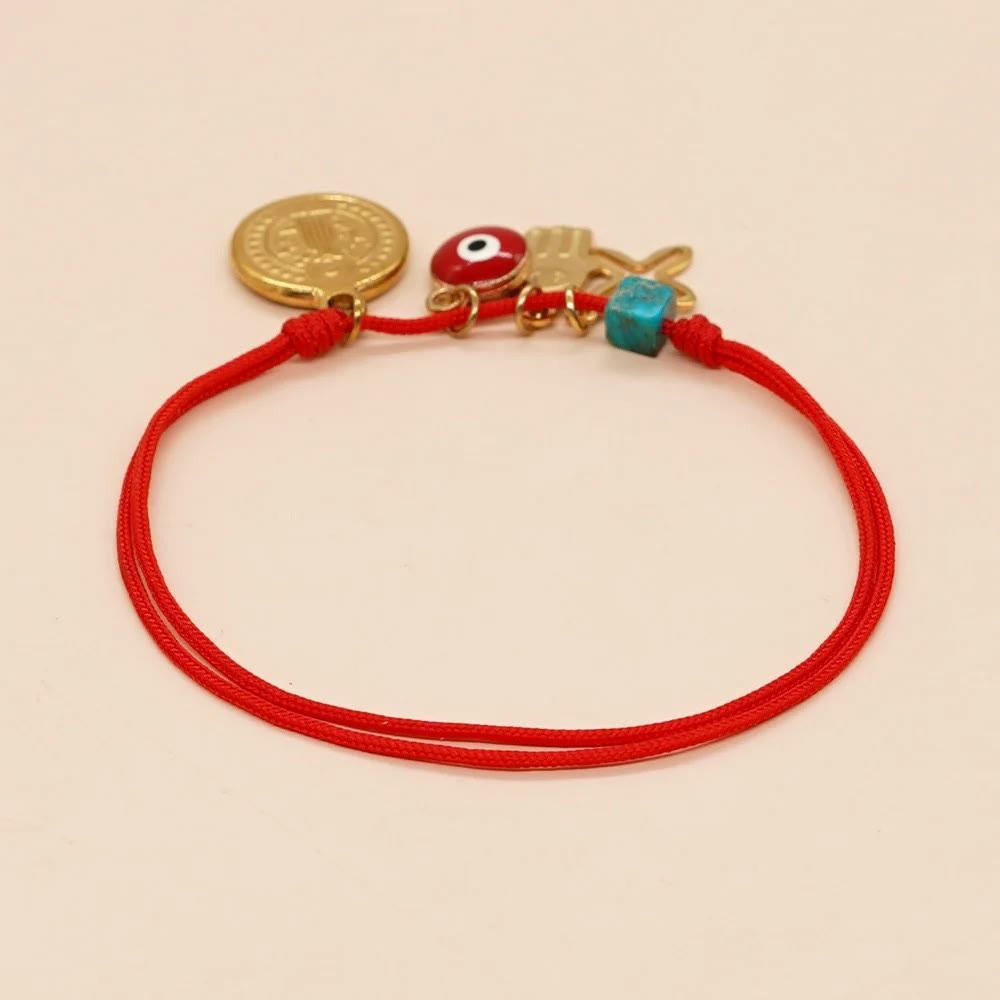 Christ Multi-Element Handmade Hand Rope Bracelet