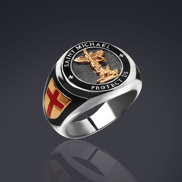 Saint Michael the Archangel Protection Ring - image 2