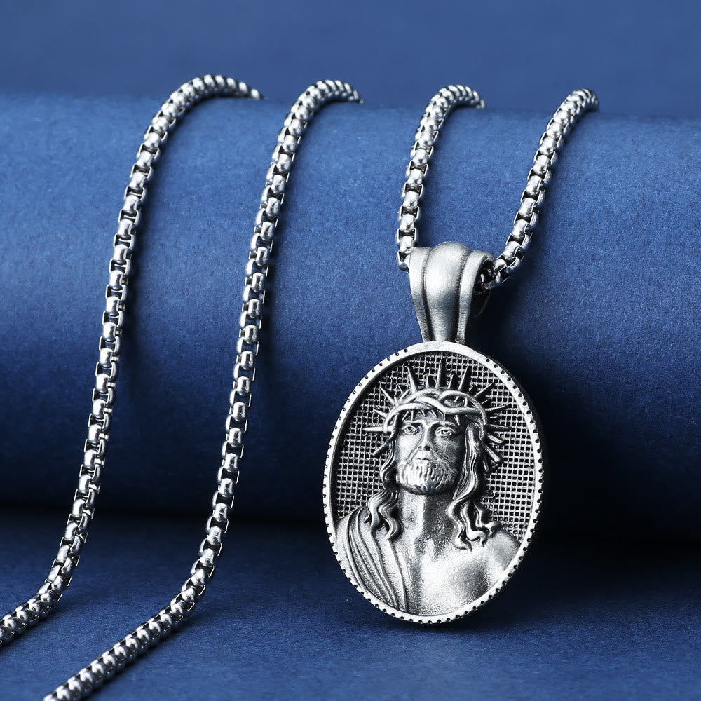 Jesus Crown of Thorns Amulet Necklace - The Crown of Thorns - image 1