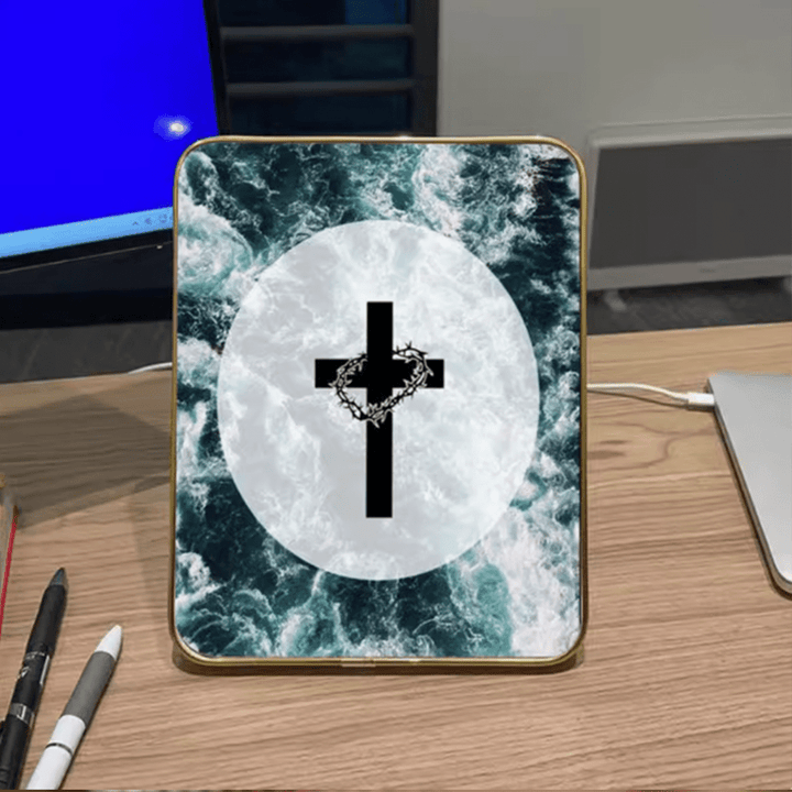 Modern Style Multi-options Cross Decorative Painting Desktop Ornaments - Style 6 - image 6