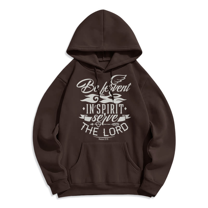 Modern Style Be Fervent In Spirit Fleece Lined Polyester Hoodie