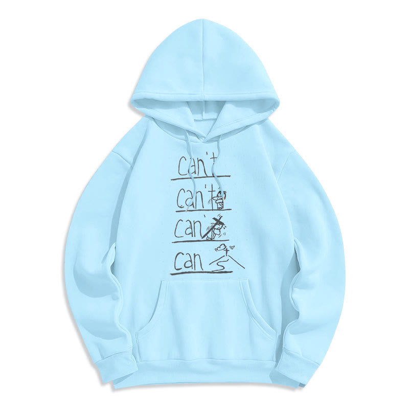 Quotation Style Redemption Through Jesus Sacrifice Fleece Lined Polyester Hoodie