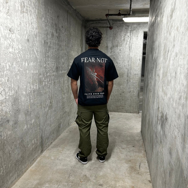 Christianartworkshop "FEAR NOT" Short Sleeve T-shirt