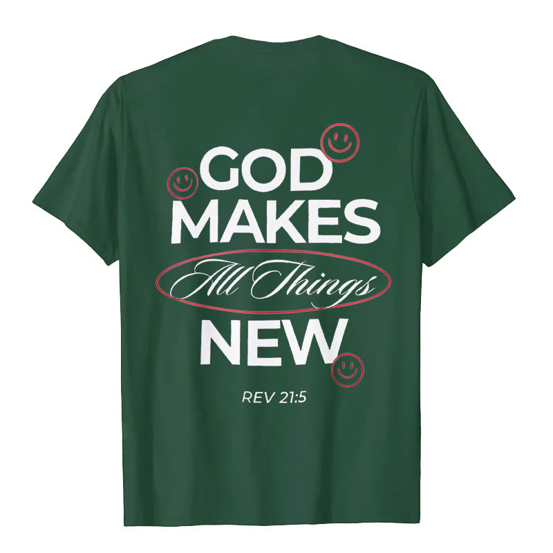 Christianartworkshop God Makes All Things New T-shirt