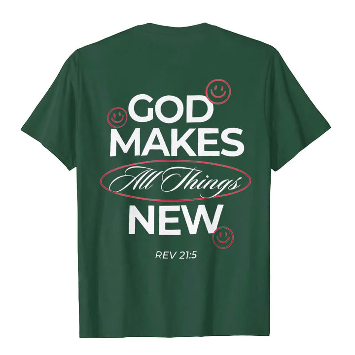 Christianartworkshop God Makes All Things New T-shirt