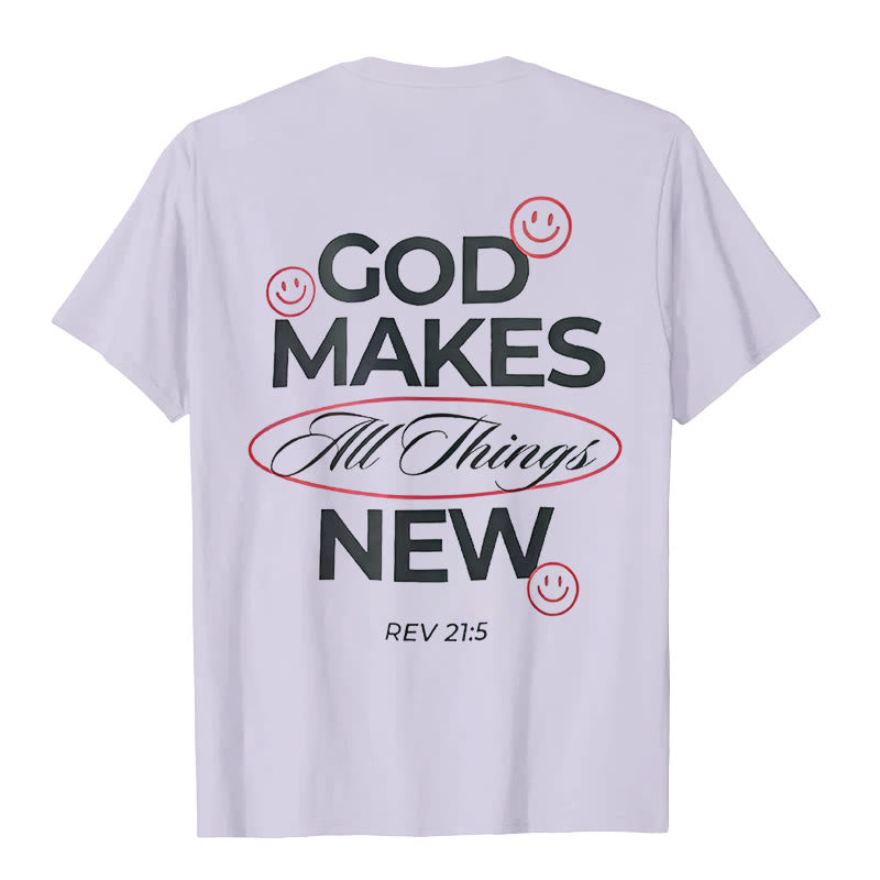 Christianartworkshop God Makes All Things New T-shirt
