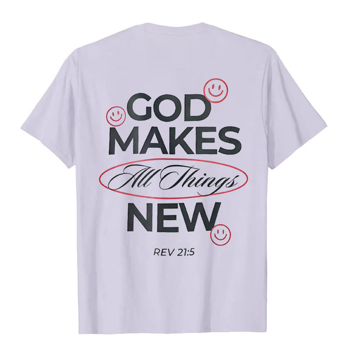 Christianartworkshop God Makes All Things New T-shirt