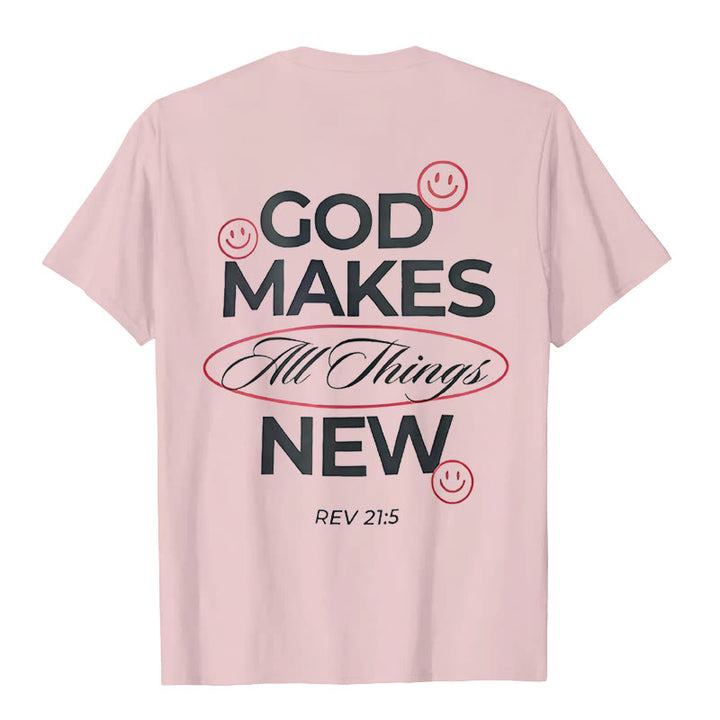 Christianartworkshop God Makes All Things New T-shirt