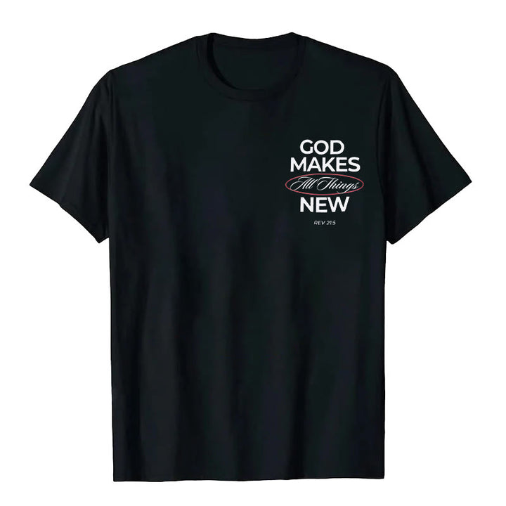 Christianartworkshop God Makes All Things New T-shirt