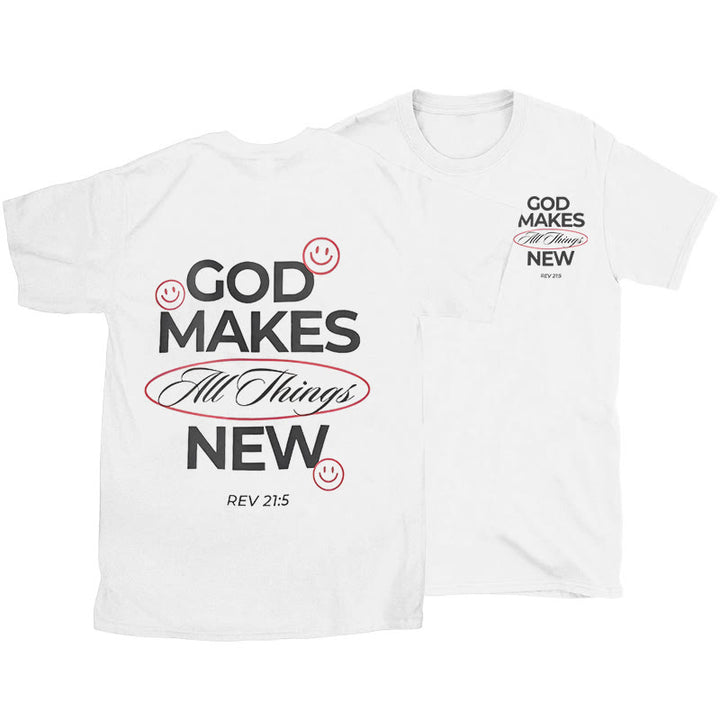 Christianartworkshop God Makes All Things New T-shirt