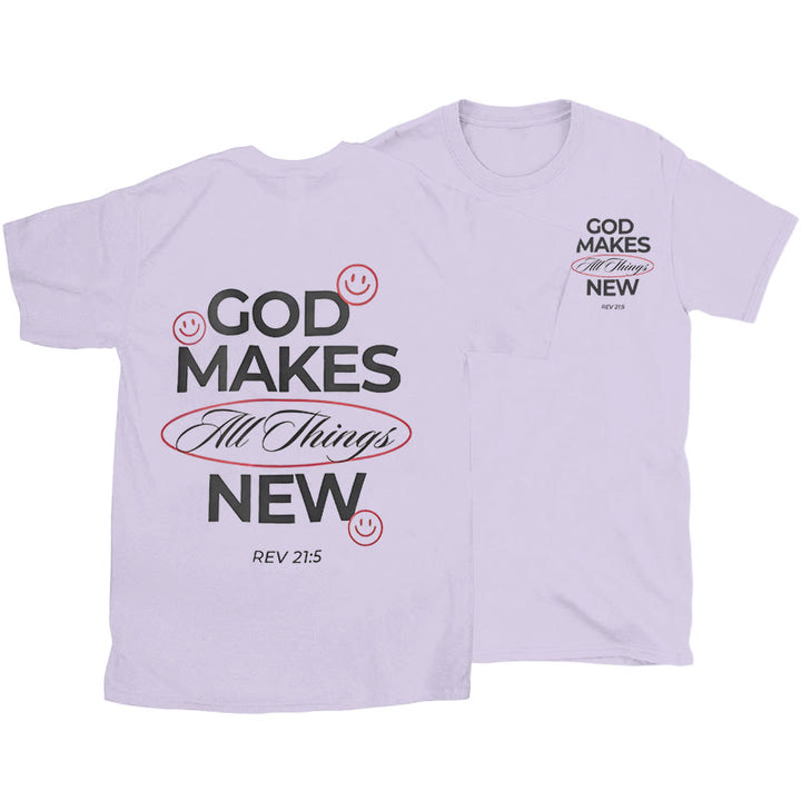 Christianartworkshop God Makes All Things New T-shirt