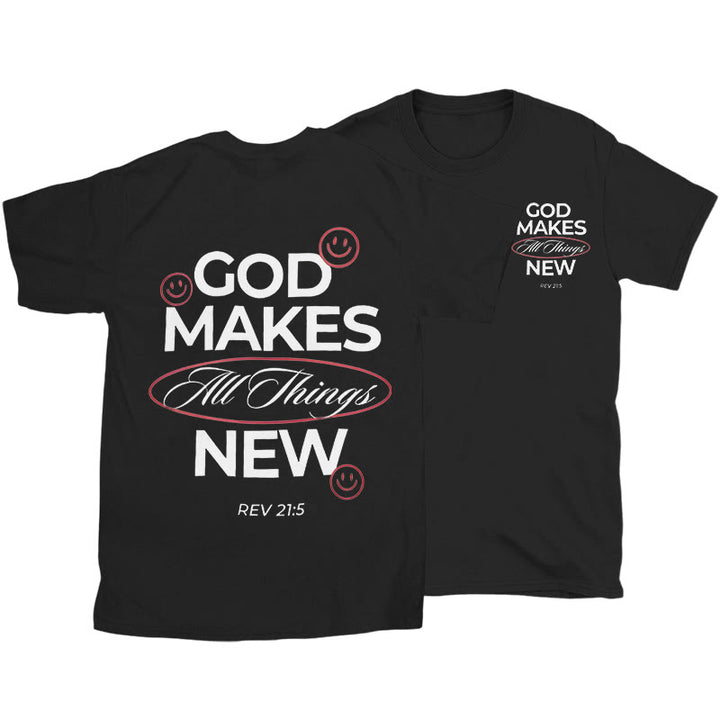 Christianartworkshop God Makes All Things New T-shirt