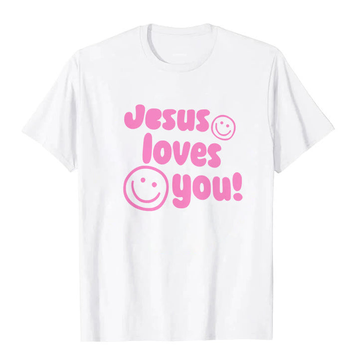 Christianartworkshop Jesus Loves You T-shirt