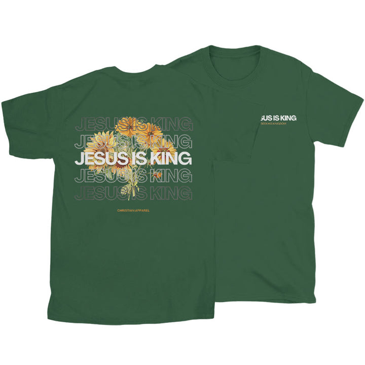Christianartworkshop Jesus Is King T-shirt