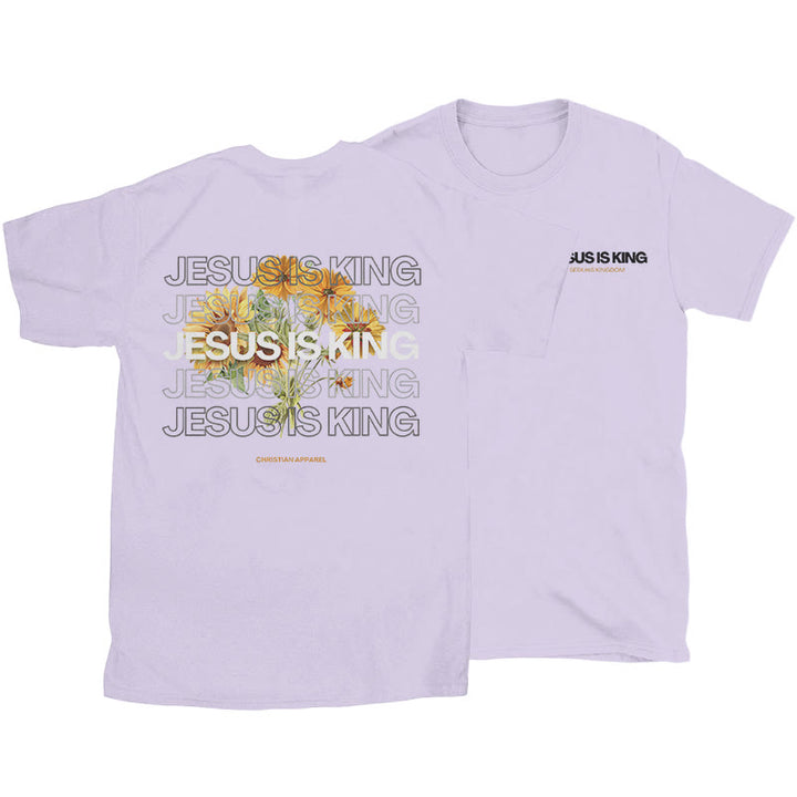 Christianartworkshop Jesus Is King T-shirt