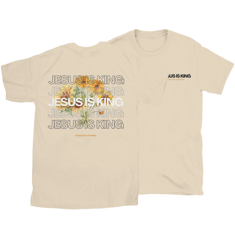 Christianartworkshop Jesus Is King T-shirt