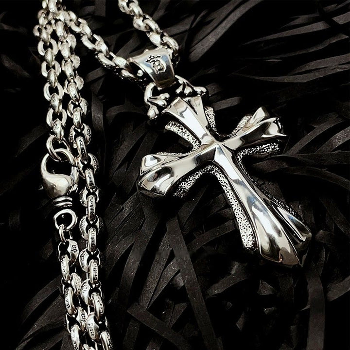 Christianartworkshop 925 Sterling Silver Modern & Minimalist Crucifix Necklace: Simple Design for the Devout - image 4