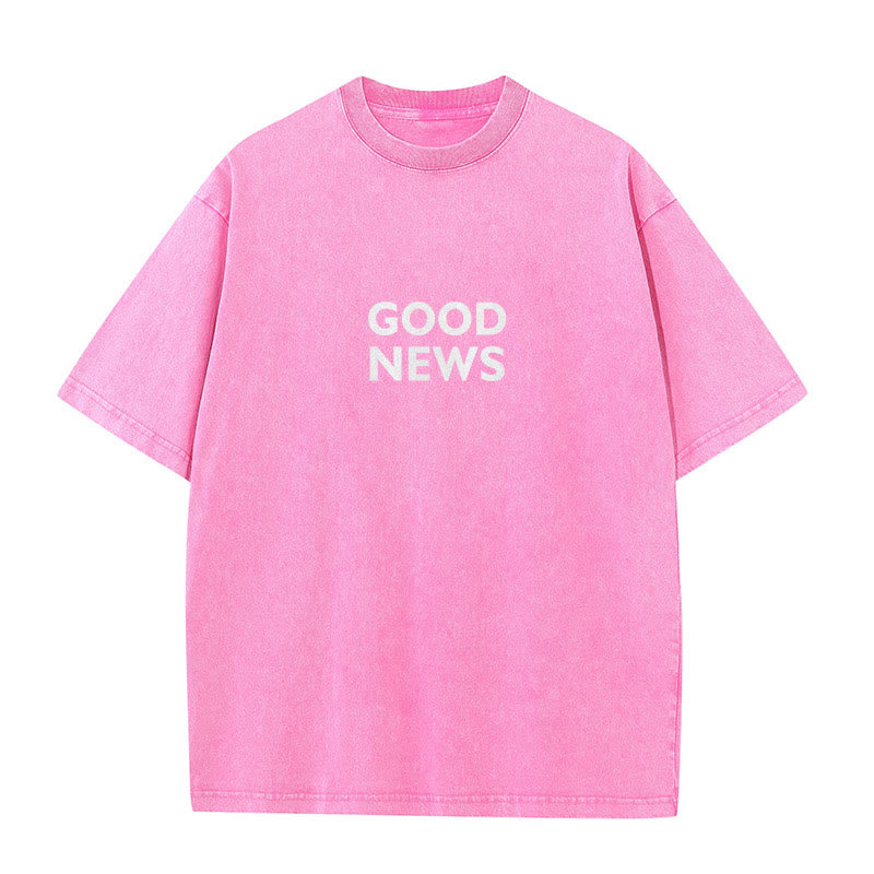 Christianartworkshop "For God So Loved the World" Unisex Washed T-Shirt - image 11