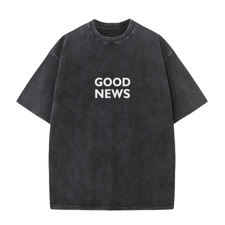 Christianartworkshop "For God So Loved the World" Unisex Washed T-Shirt - image 1