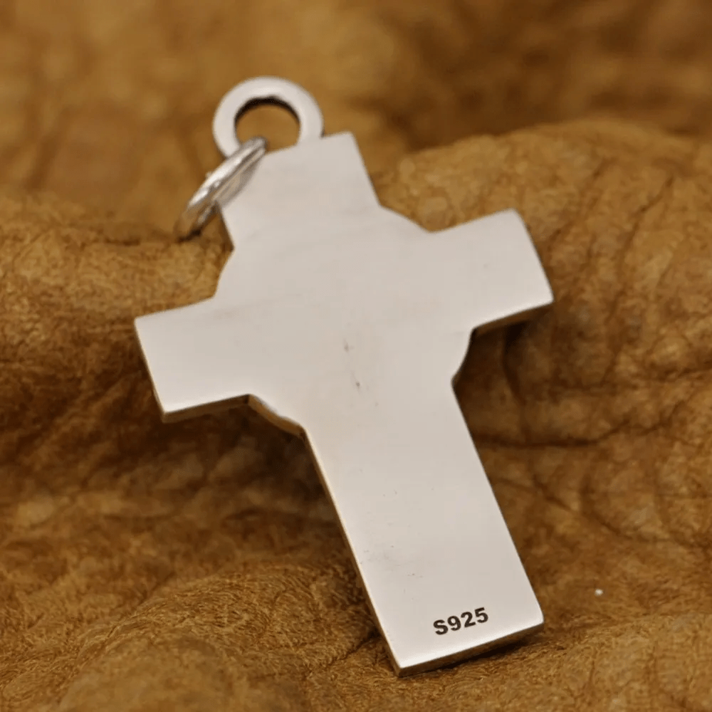Christianartworkshop Jesus Christ Ascension with Holy Spirit Dove Necklace in Sterling Silver - image 9
