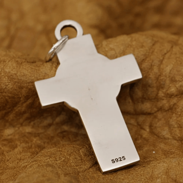 Christianartworkshop Jesus Christ Ascension with Holy Spirit Dove Necklace in Sterling Silver - image 9