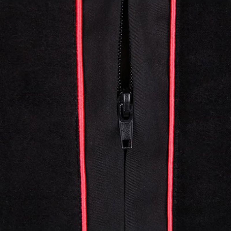 Christianartworkshop Traditional Black Clergy Robe with Red Cross Embroidery & Formal Design - image 6