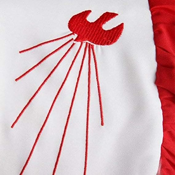 Christianartworkshop Elegant Red Clergy Robe with Dove of the Holy Spirit: Serve with Faith and Light - image 6