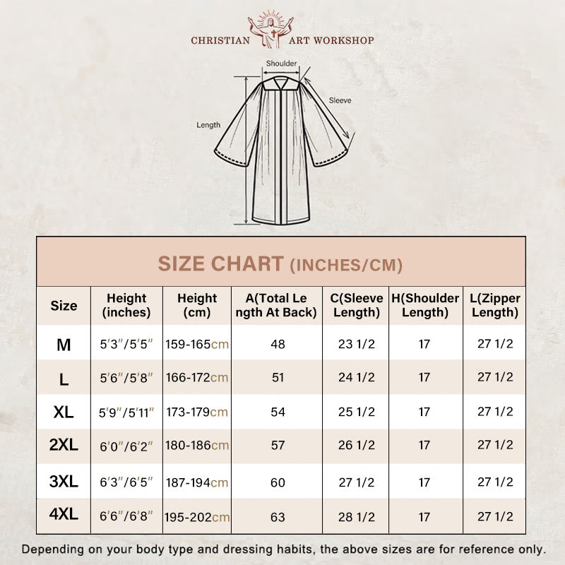 Christianartworkshop Formal Clergy Robe with Red & Gray Contrast Design - image 1