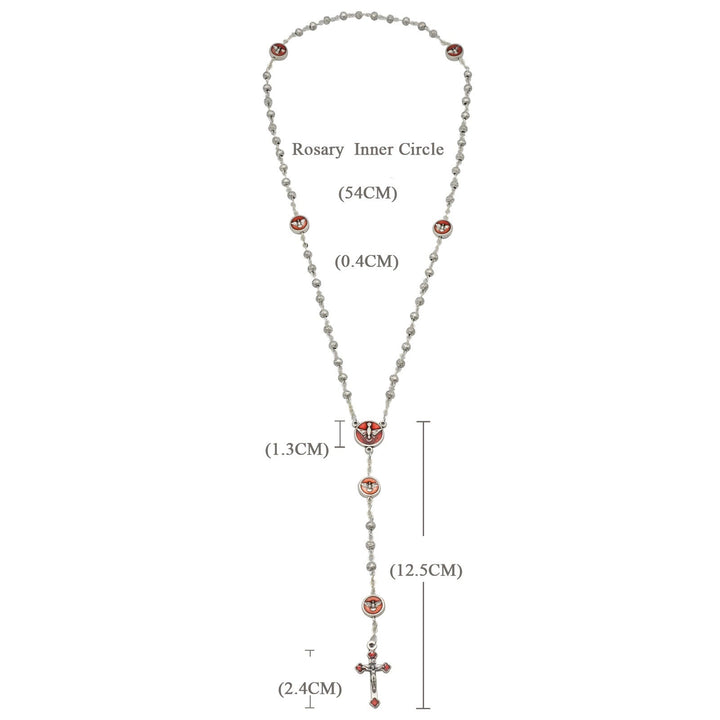 Christianartworkshop Enamel Holy Spirit Catholic Rosary - image 5