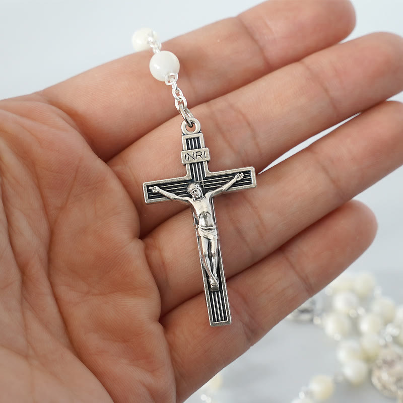 The Four Temples Of Christ Mother-of-Pearl Rosary - image 2