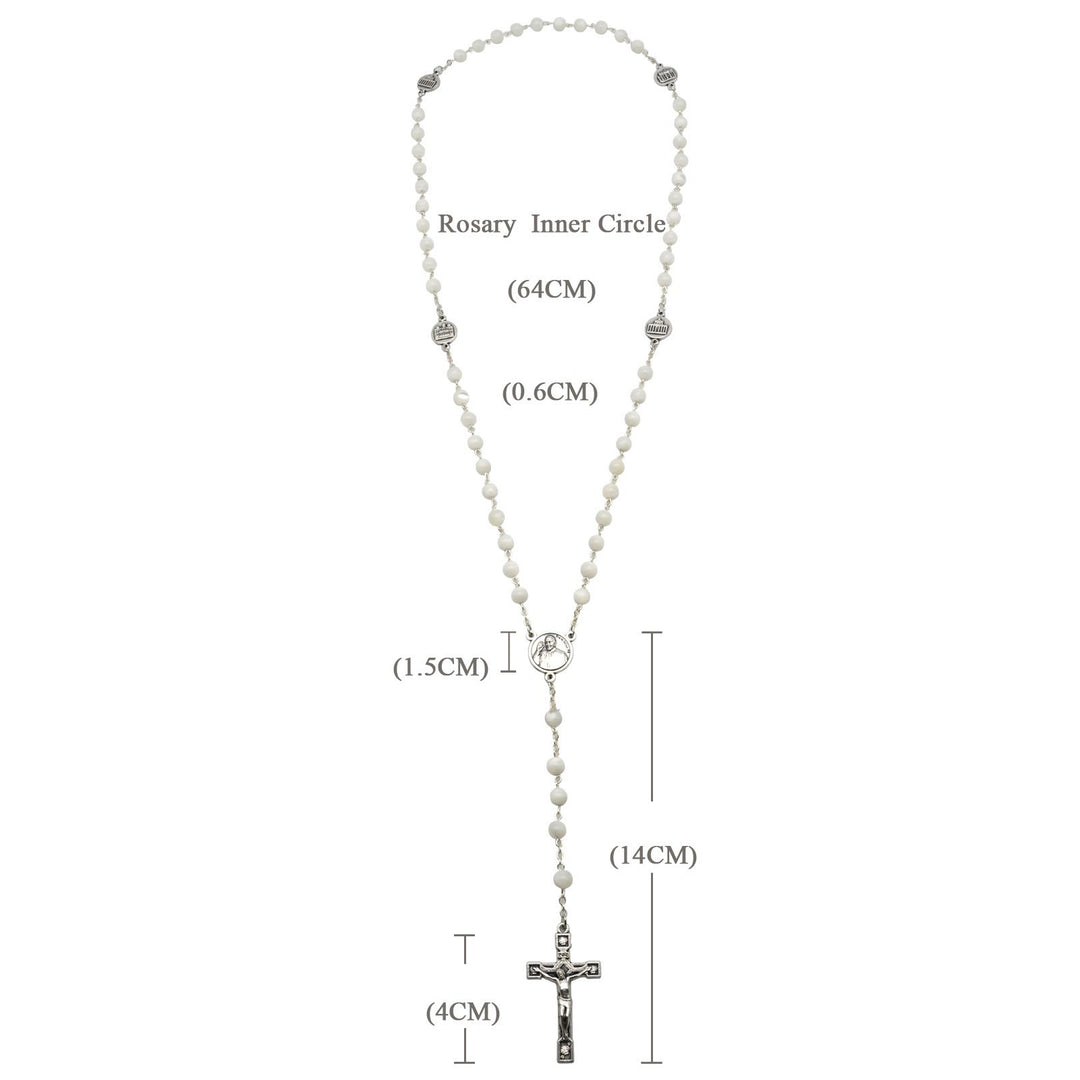 The Four Temples Of Christ Mother-of-Pearl Rosary - image 7