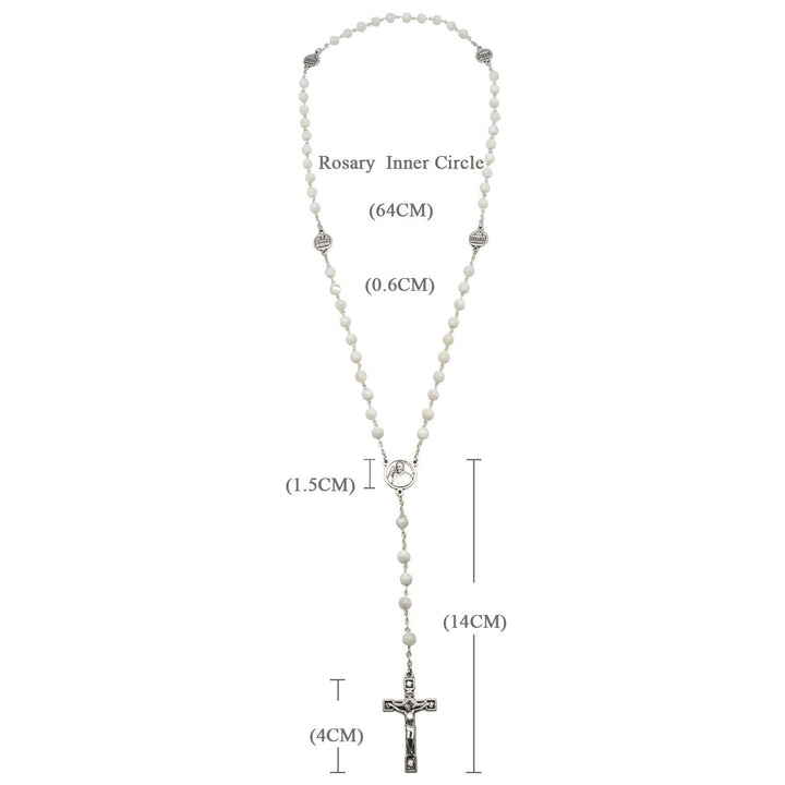 The Four Temples Of Christ Mother-of-Pearl Rosary - image 7