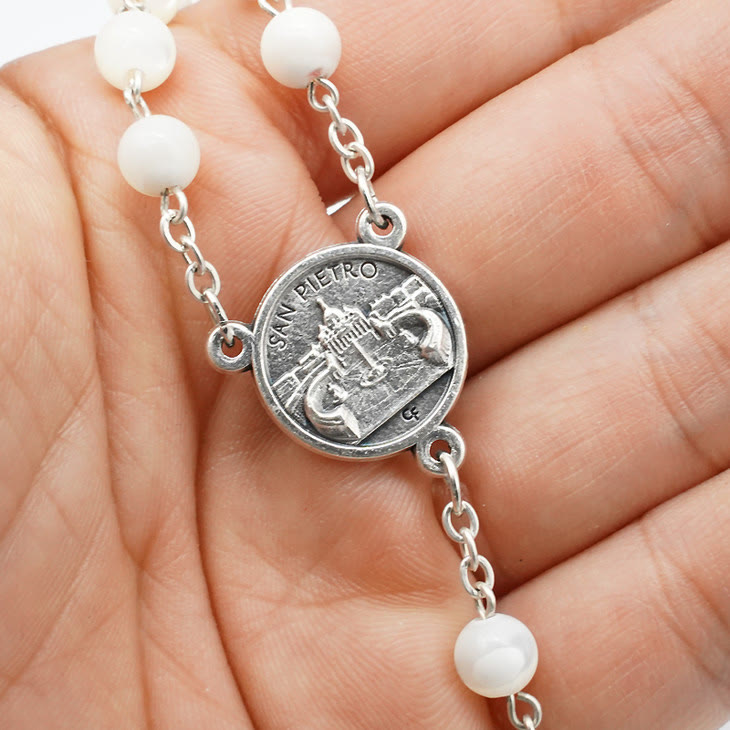 The Four Temples Of Christ Mother-of-Pearl Rosary - image 4