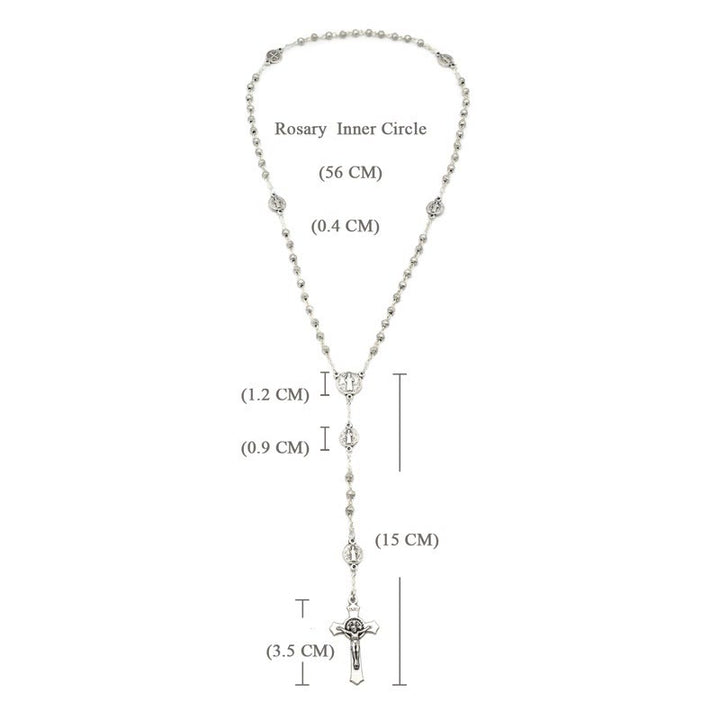 Christianartworkshop St. Benedict Alloy Refined Rosary - image 5