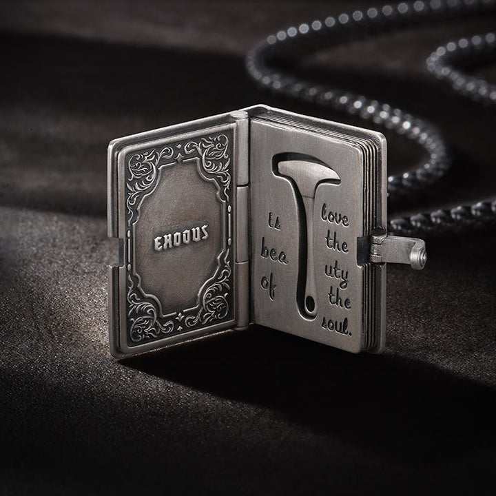 Bible with the Removable Rock Hammer Necklace - Buy 2 Save $10 - image 1