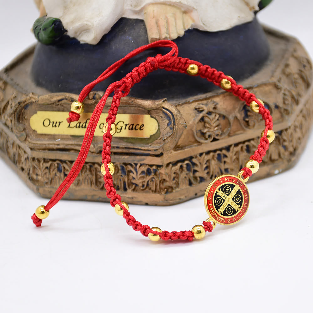 Christianartworkshop Saint Benedict Adjustable Bracelet - St. Benedict - image 1