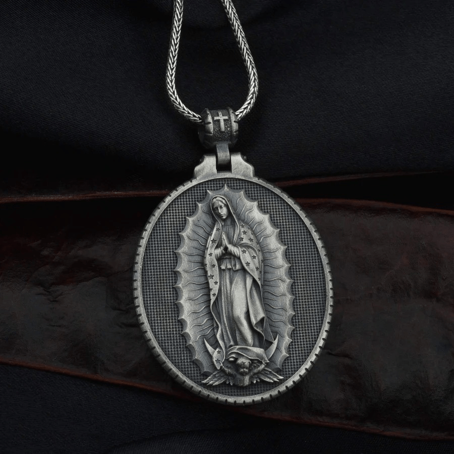 Christianartworkshop Our Lady of Guadalupe Virgin Mary Necklace - image 5