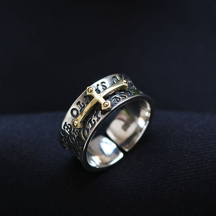 Christianartworkshop Adjustable Cross Ring Christianartworkshop  Jewelry - Adjustable(Suitable for UK Size O - UK Size T1/2) - image 0