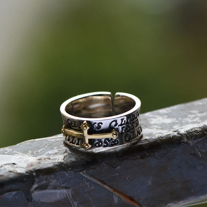 Christianartworkshop Adjustable Cross Ring Christianartworkshop  Jewelry - image 1