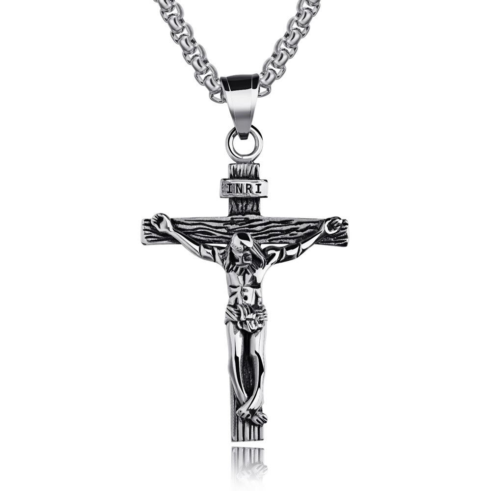 Christianartworkshop Jewelry Crucifix Pendant Charm Necklace  - Silver - image 5
