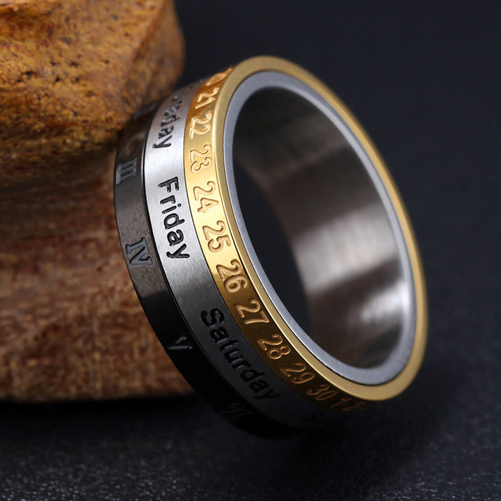 Christianartworkshop "The Genesis" Time and Date Ring: God's Seven Days of Creation  - image 1