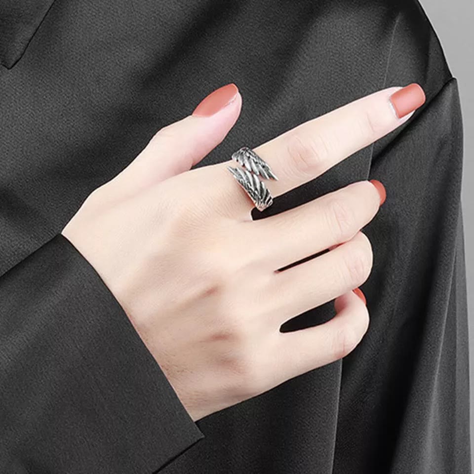 Christianartworkshop Pure Angel Wings Adjustable Ring - image 4