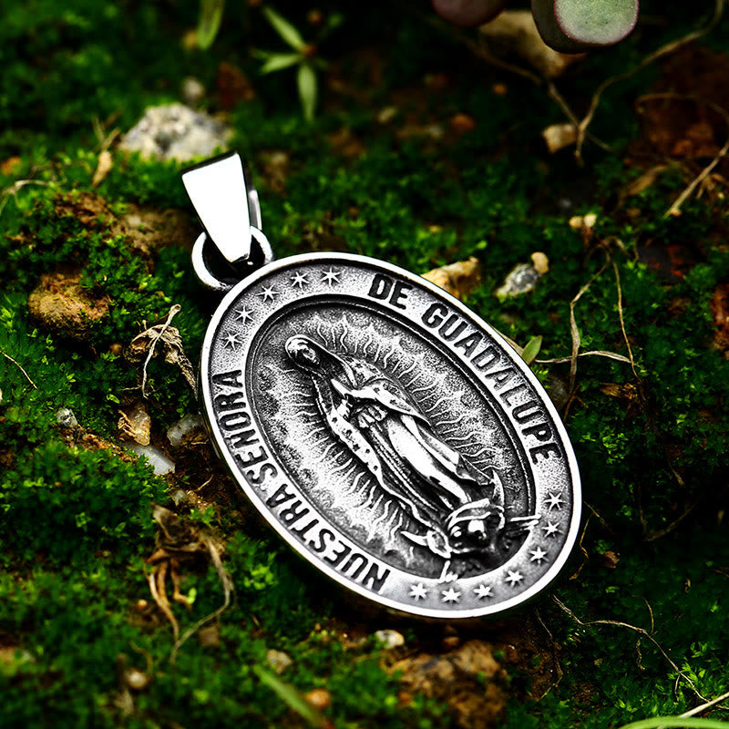 Christianartworkshop The Patron Saint: Our Lady of Guadalupe Necklace - image 1