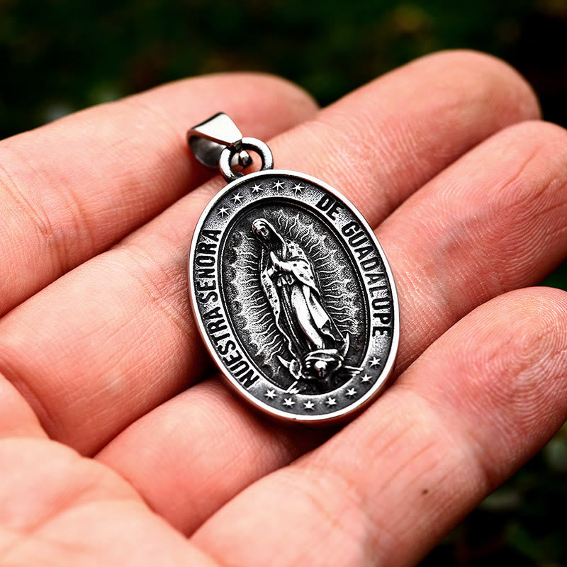 Christianartworkshop The Patron Saint: Our Lady of Guadalupe Necklace - image 3