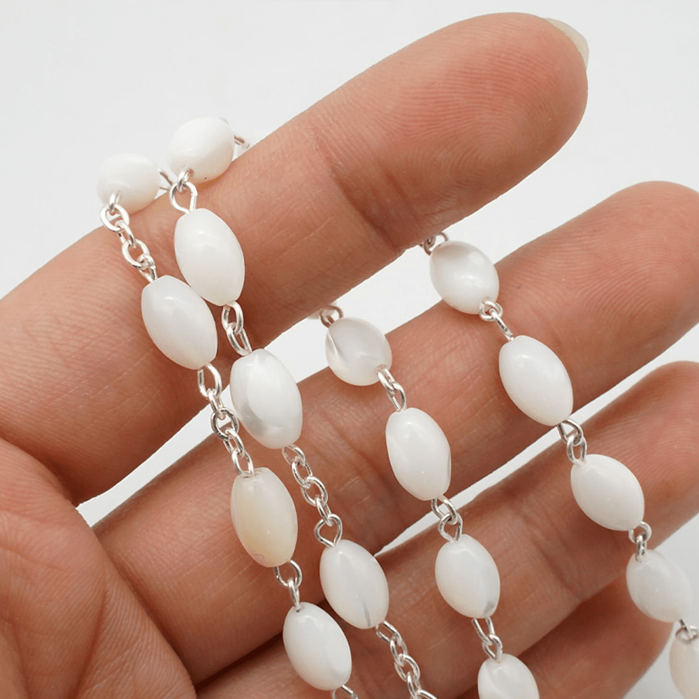 Christianartworkshop Blessed Virgin Mary: Catholic Mother-of-Pearl Rosary - image 4