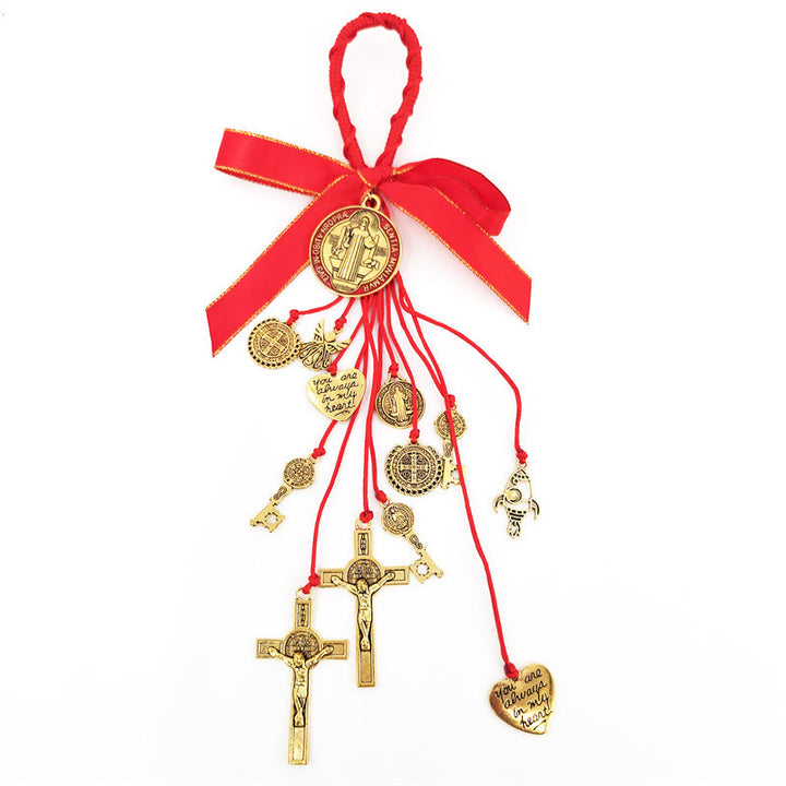 Christianartworkshop St. Benedict House Blessing Protection Medals Home/Car Hanger - image 9