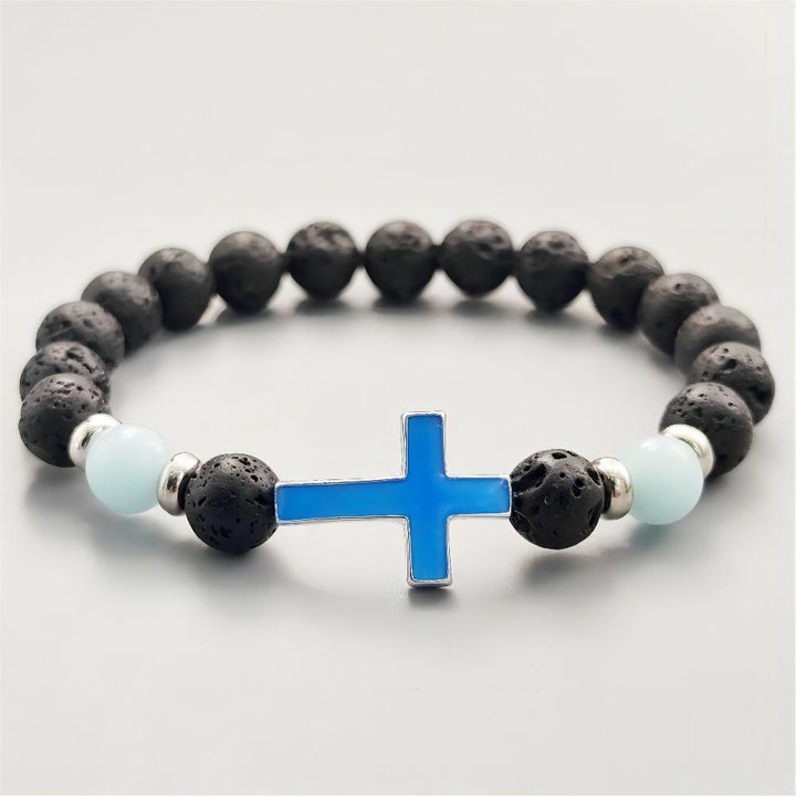 Christianartworkshop Glow in the Dark  Cross Bracelet - image 6